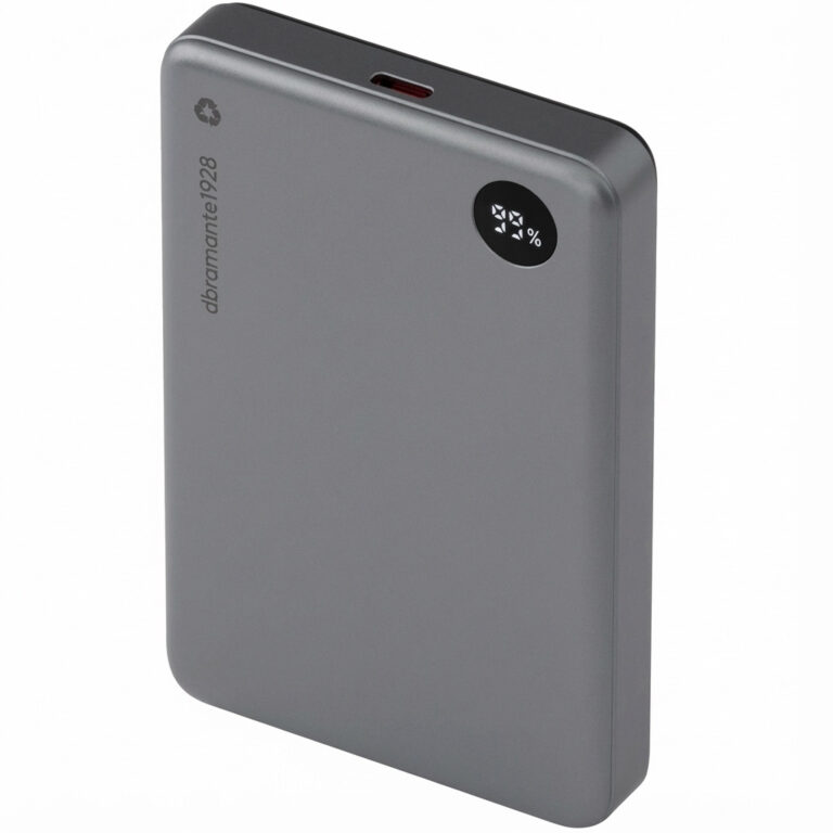 Powerbank dbramante1928 Induktive / 5000 mAh / 20W / 3A (USB‑C 24 pin) – Gri