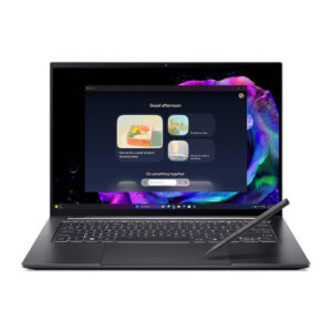 Laptop Gaming Acer Swift X 14 AI SFX14-61G-R6Q6 / Ryzen AI 9 365 / 32GB LPDDR5x / 2TB / 14" WQXGA+ OLED / RTX 5070 8GB - Gri