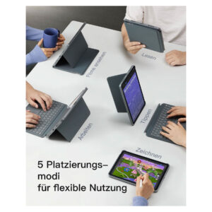 Aksesorë për tablet Inateck Keyboard iPad 11″ / iPad Air 4-6 / QWERTZ – Gri 6