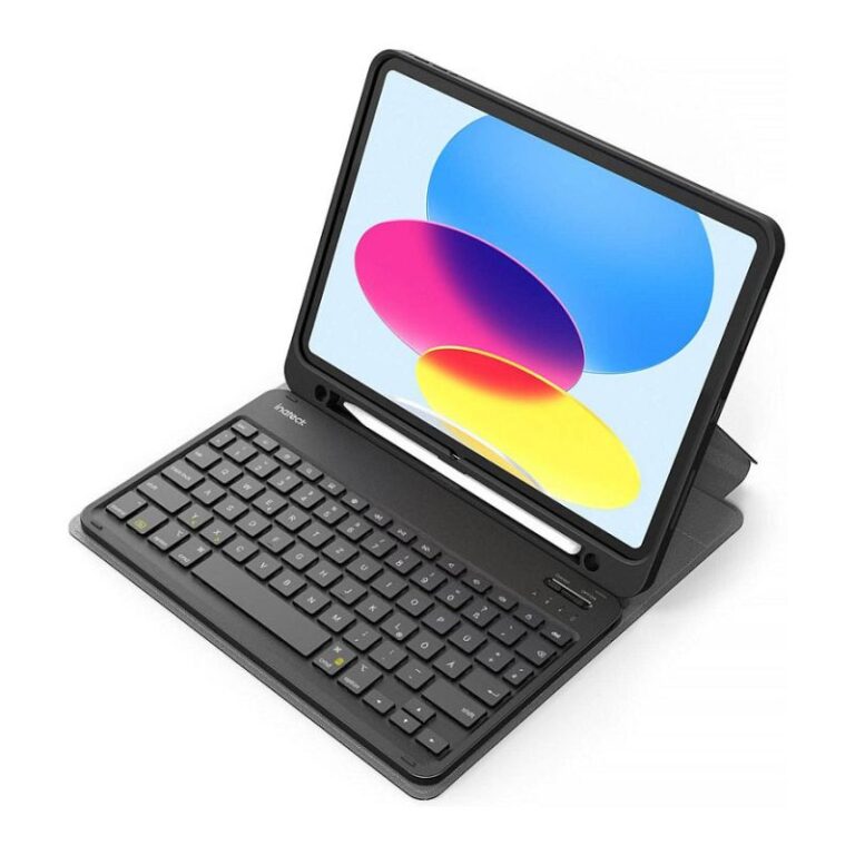 Aksesorë për tablet Inateck Keyboard for iPad Air 11" (4th/5th Gen) / QWERTZ Layout / with Cover Compatibility - Zezë