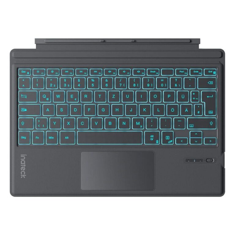 Aksesorë për tablet Inateck Keyboard for Microsoft Surface Go 1–4 / QWERTZ Layout / with Cover Compatibility - Gri