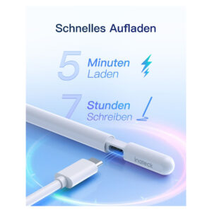 Aksesorë për tablet Inateck Stylus Pen – iPad Pro/Mini (6–10) – Bardhë 8
