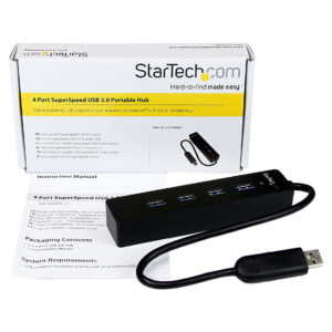 Hub StarTech USB-A to 4xUSB-A 8