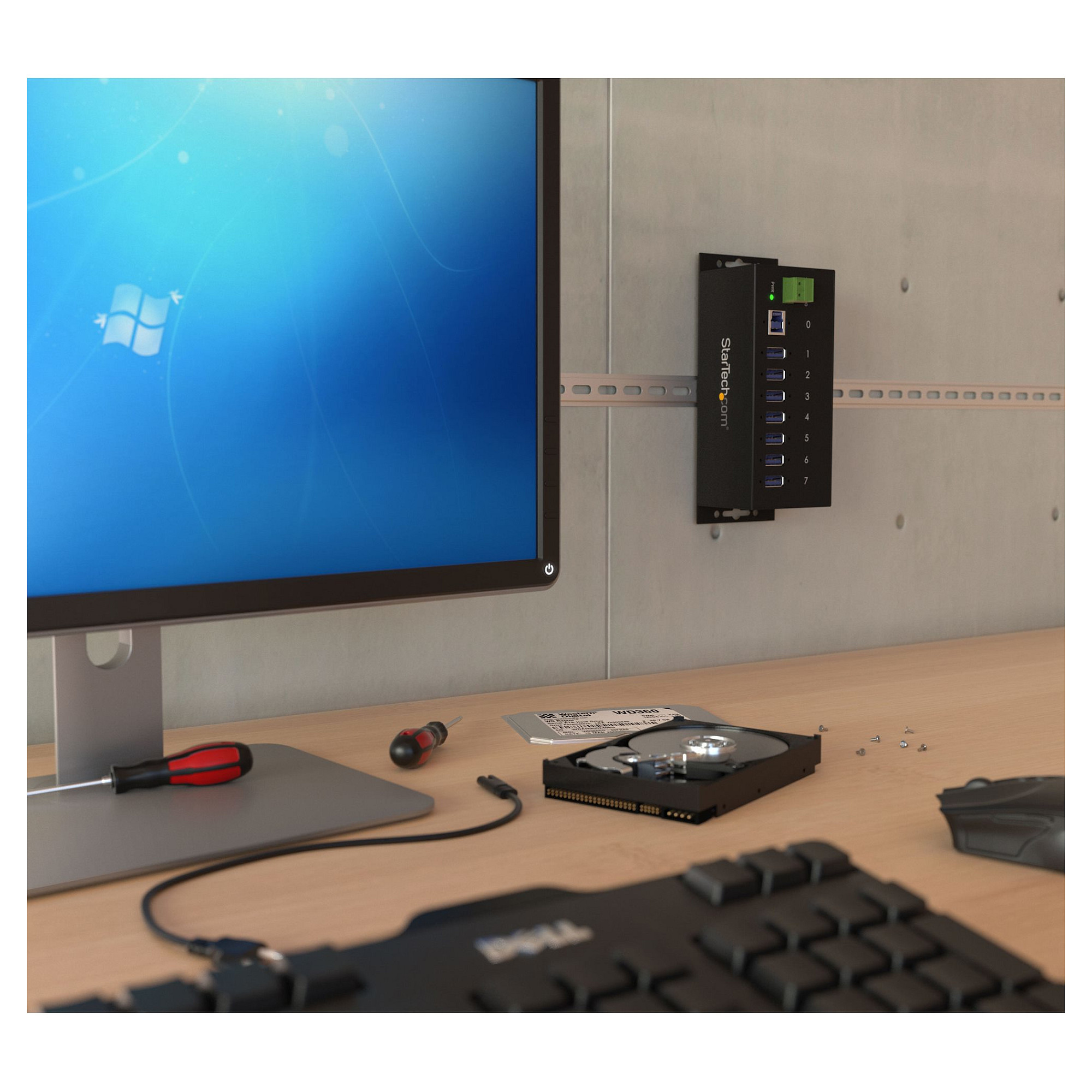 Hub StarTech USB-B to 7xUSB-A 4