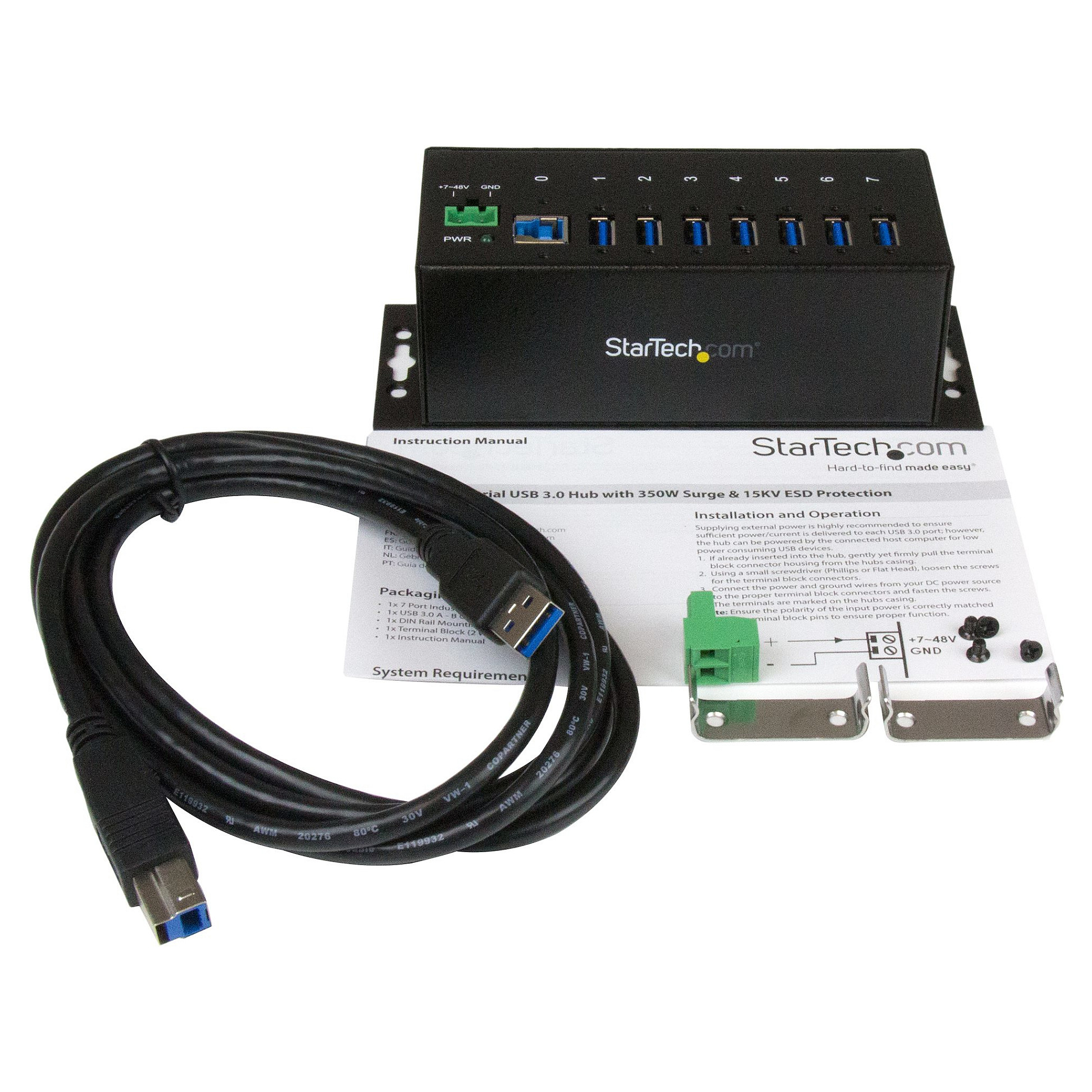 Hub StarTech USB-B to 7xUSB-A 5