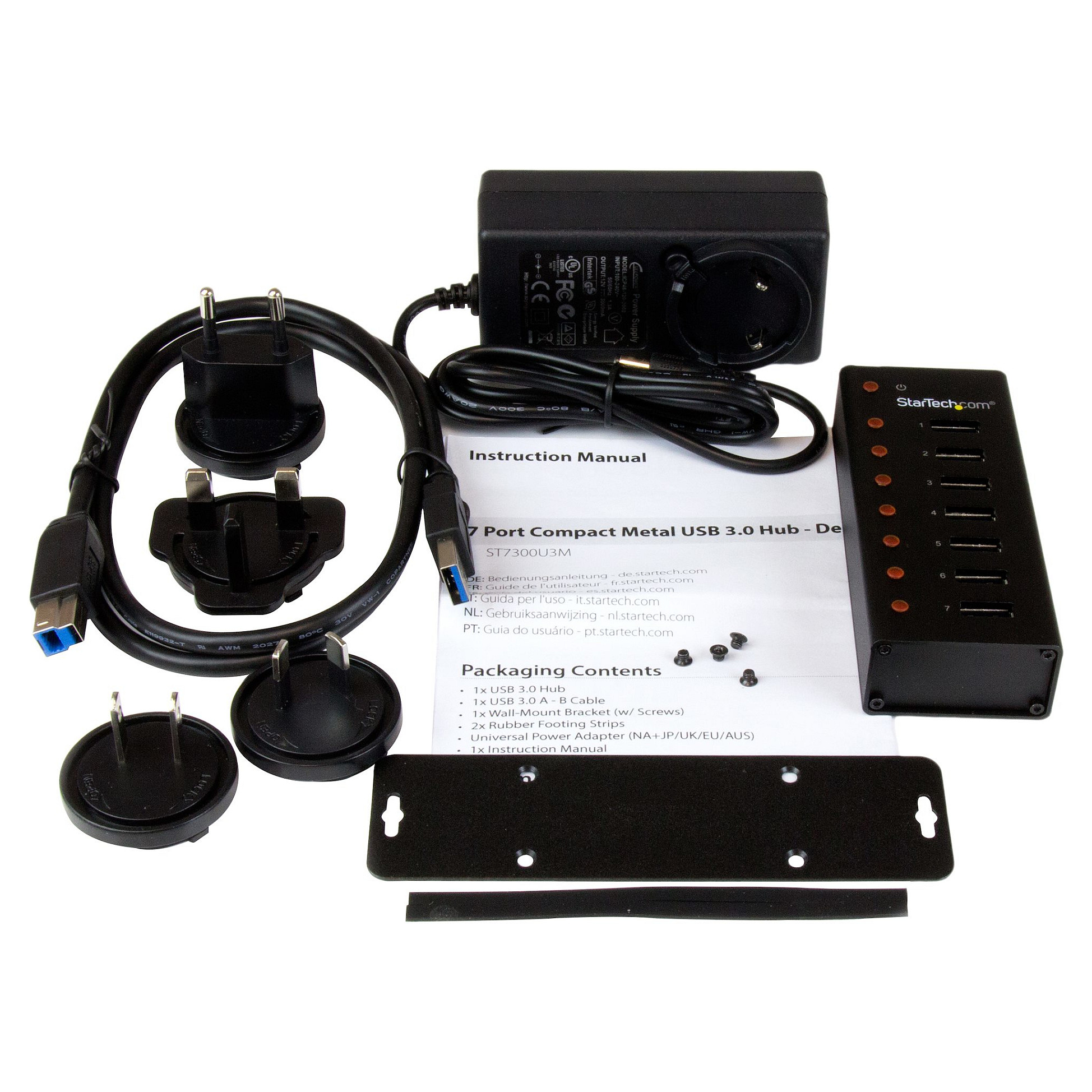 Hub StarTech USB-B to 7xUSB-A 5