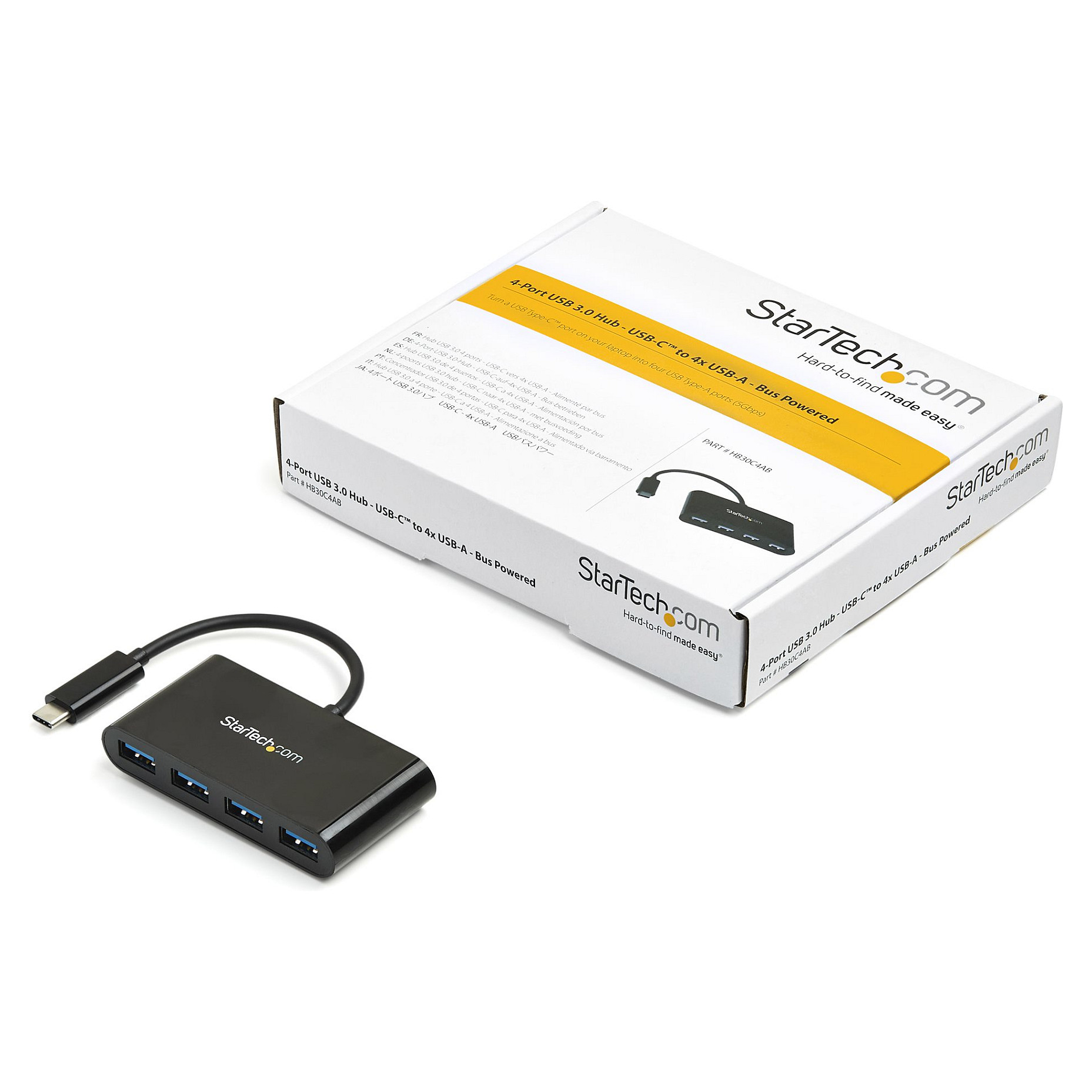 Hub StarTech USB-C to 4xUSB-A 5