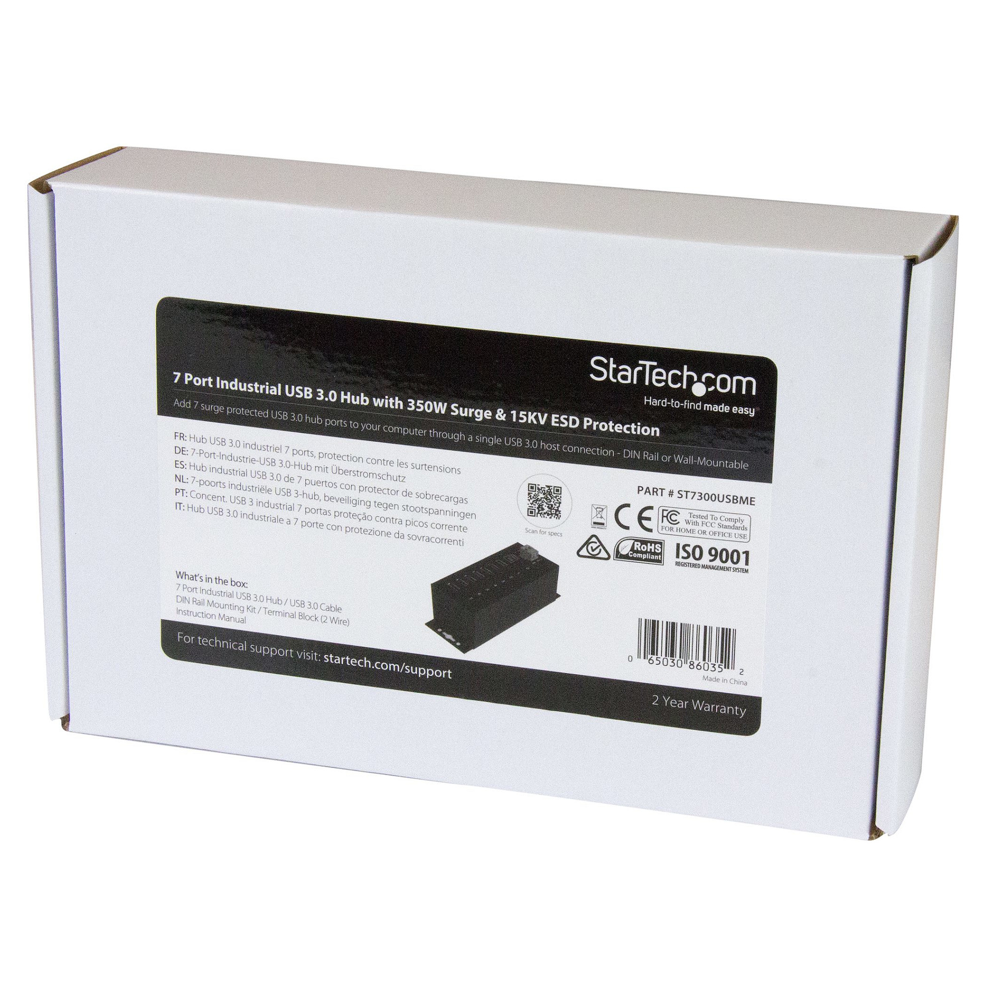 Hub StarTech HB30A7AME 7-Port USB-B to 7 x USB-A 5
