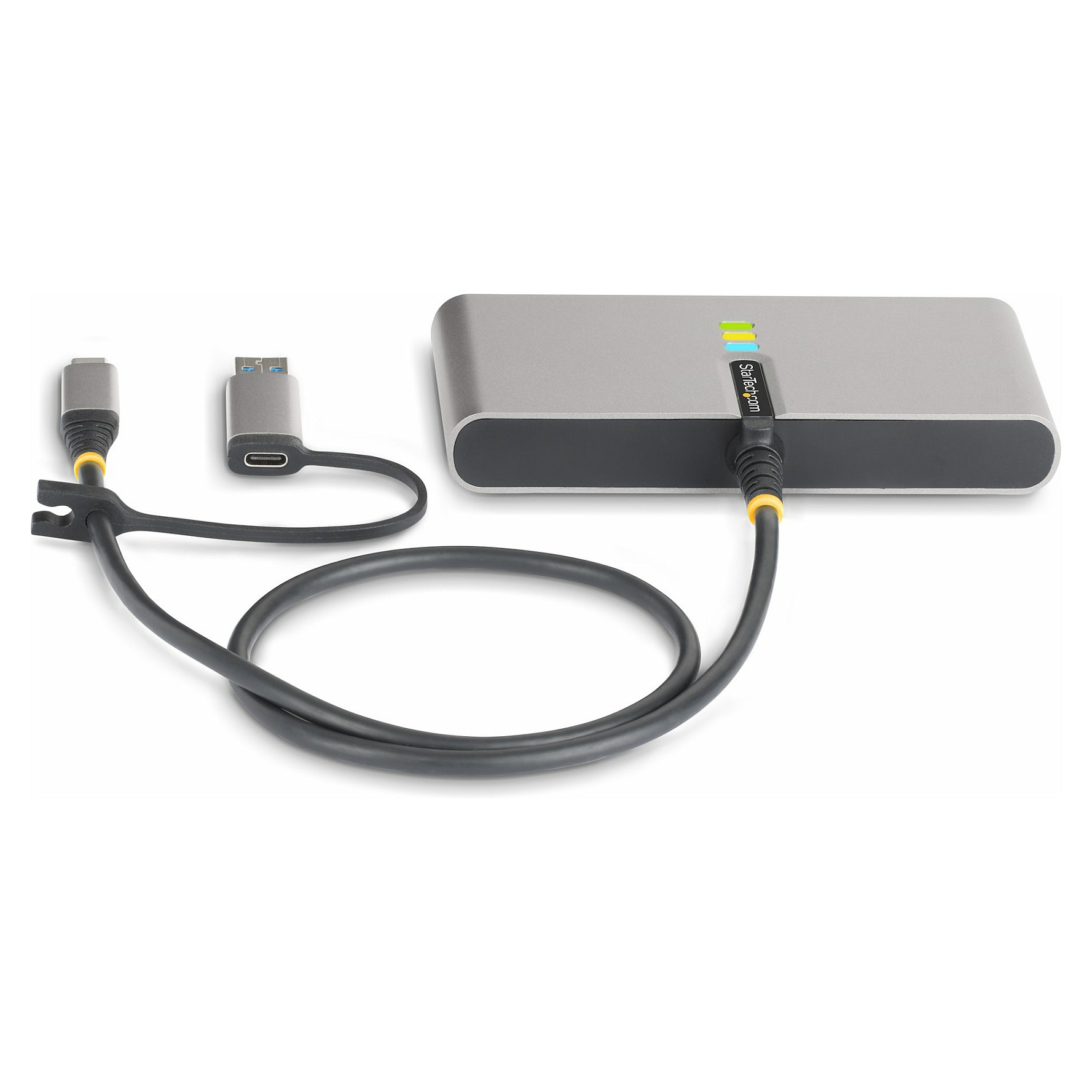 Hub StarTech USB-C/USB-A to Gigabit Ethernet & RS232 4