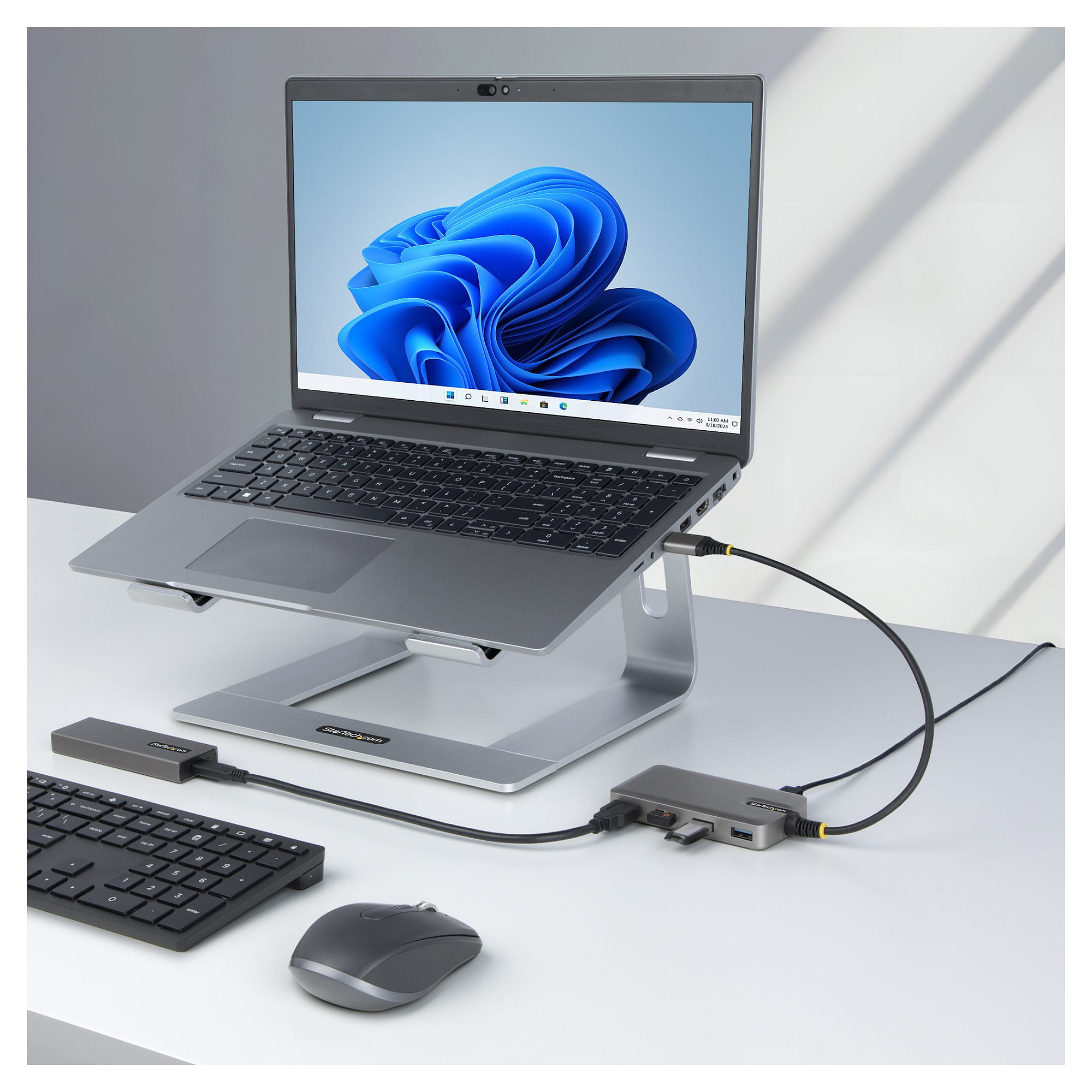 Hub StarTech 4-Port USB-A to 4 x USB-A + 1 x USB-C 4