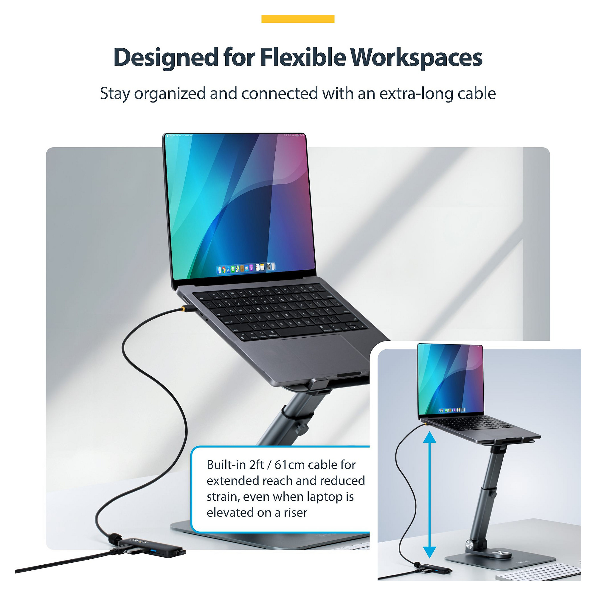 Hub StarTech 4-Port Compact USB-C to 4x USB-A 4