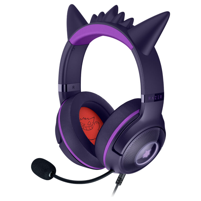 Kufje Gaming Razer Kraken Kitty V2 Pokémon Gengar Edition – Vjollcë