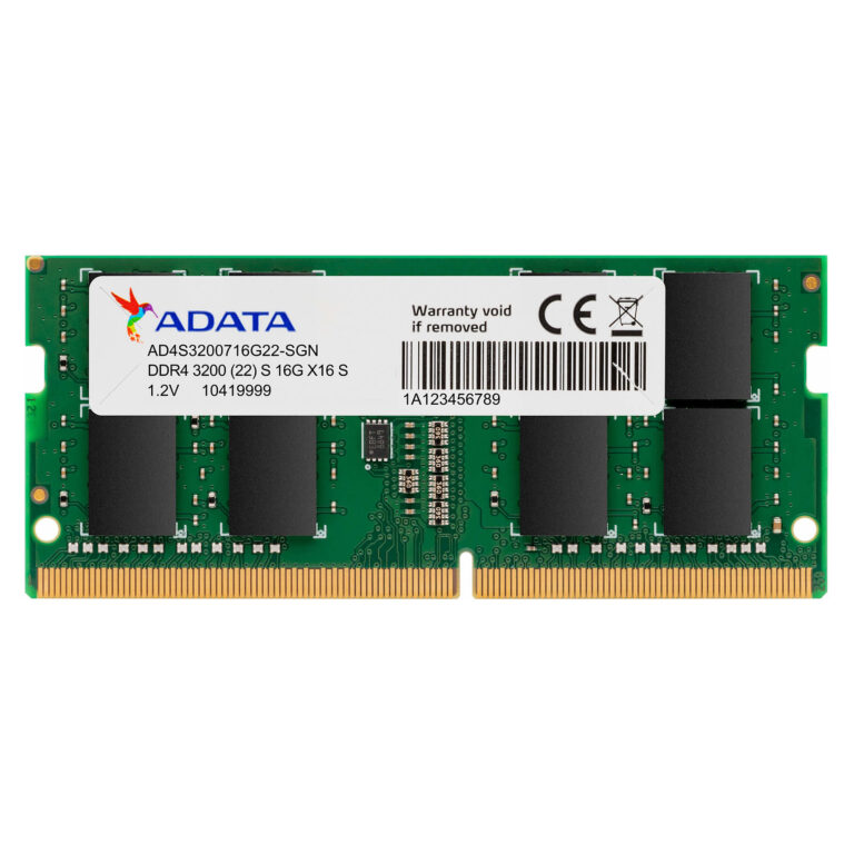 RAM Memorie DDR4 / 8GB / SO-DIMM / 3200MHz / ADATA / Intel XMP