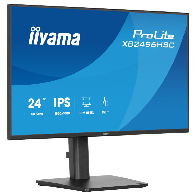 Monitor Gaming iiyama ProLite XB2496HSC-B1 / 24"/ Full HD IPS / LED / 144 Hz / 3 ms / HDMI+USB+HDCP - Zezë
