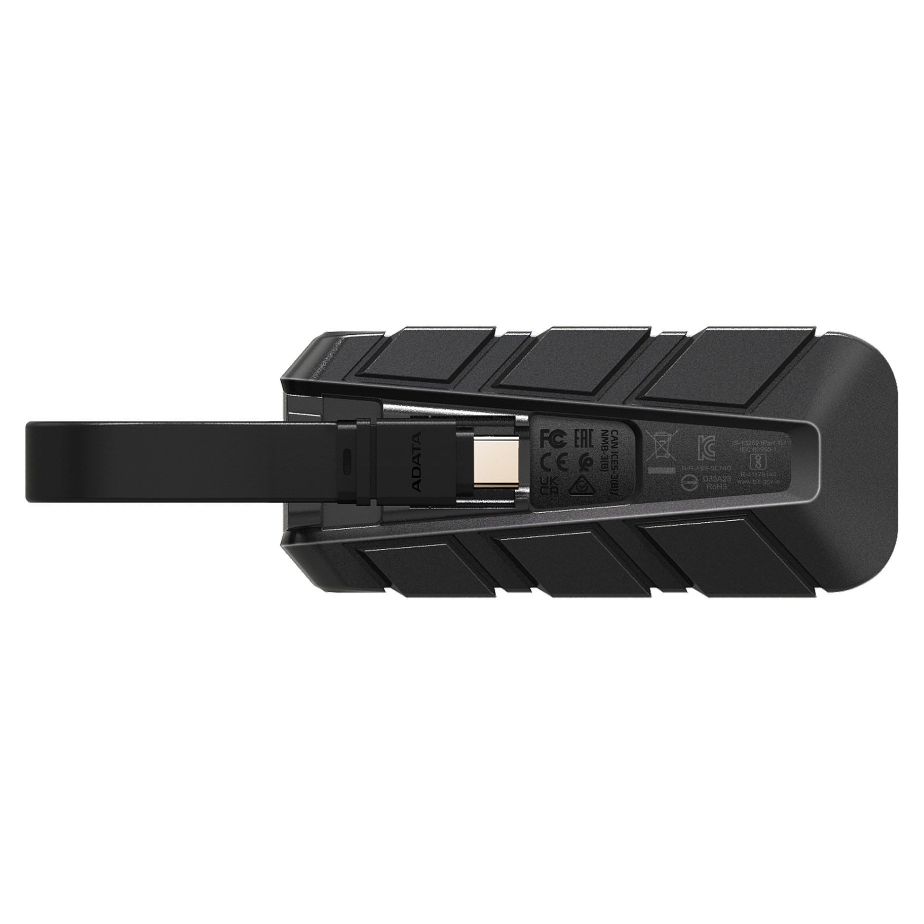 SSD të Jashtëm / 1TB / ADATA SC740 / USB-C 3.2 Gen 2 (10 Gbit/s) - Zezë/Blu - Figura 2