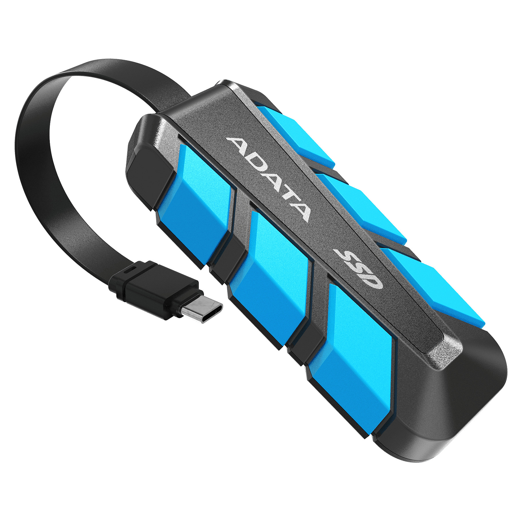 SSD të Jashtëm / 1TB / ADATA SC740 / USB-C 3.2 Gen 2 (10 Gbit/s) - Zezë/Blu - Figura 4