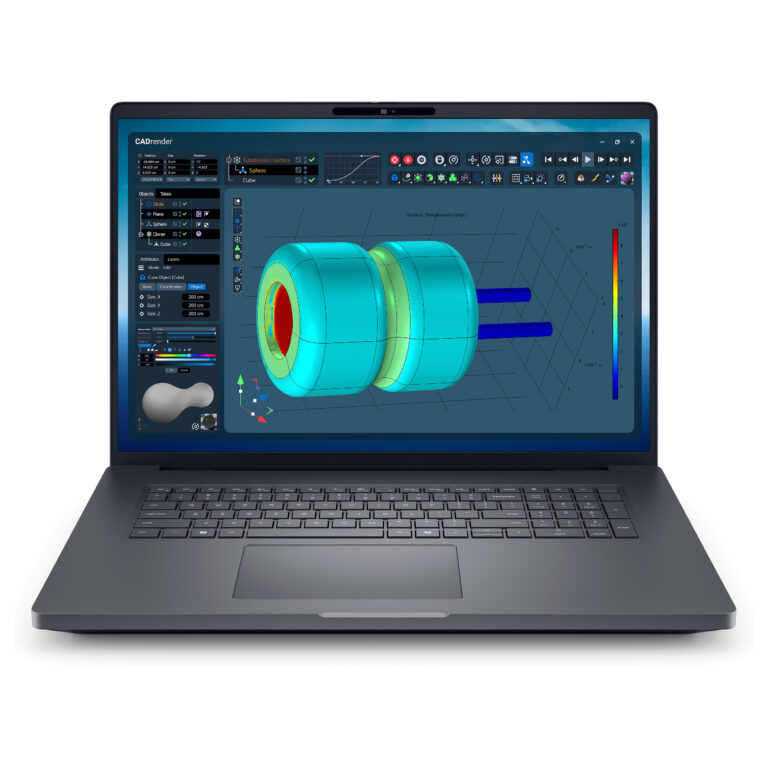 Laptop Dell Pro Max 18 Plus / Ultra 7 265HX / 32GB DDR5 / 1TB / 18" Quad HD+ WVA 120Hz / RTX PRO 3000 Blackwell 12GB - Zezë