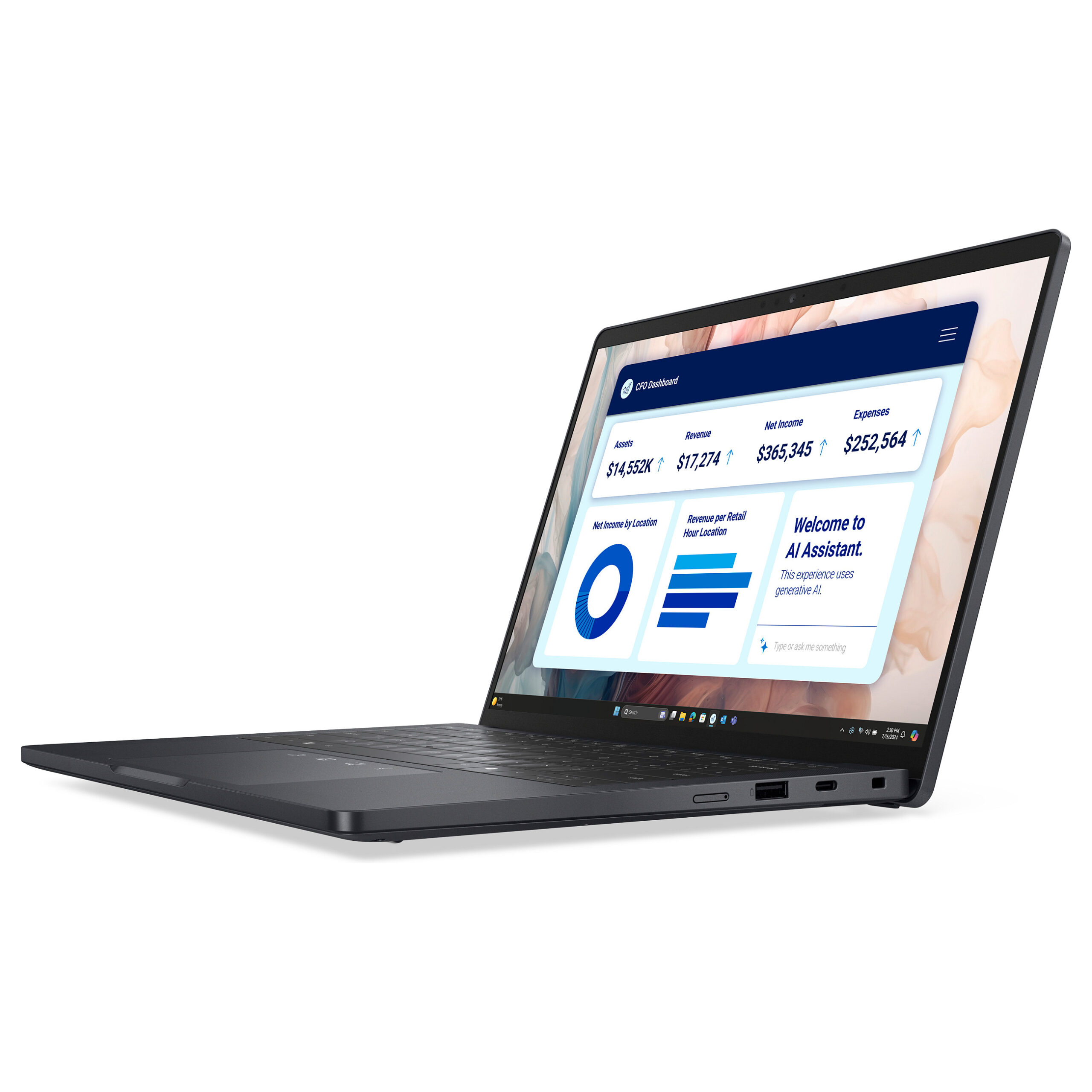 Laptop Dell Pro 13 Premium PA13250 / Ultra 7 268V / 32GB LPDDR5x / 512GB / 13.3″ Quad HD+ IPS WVA Touch 60Hz / Intel Arc Graphics 140V – Gri 4