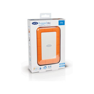 HDD të Jashtme LaCie Rugged Mini / 2TB / 2.5″/ USB‑C / USB 3.0 / Thunderbolt 3 / Portable / Rugged Design