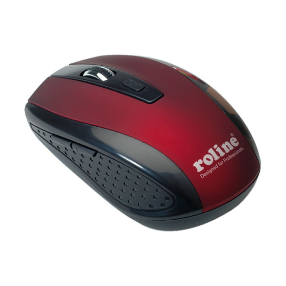 Maus pa kabllo ROLINE -Zezë/Kuqe - Figura 2