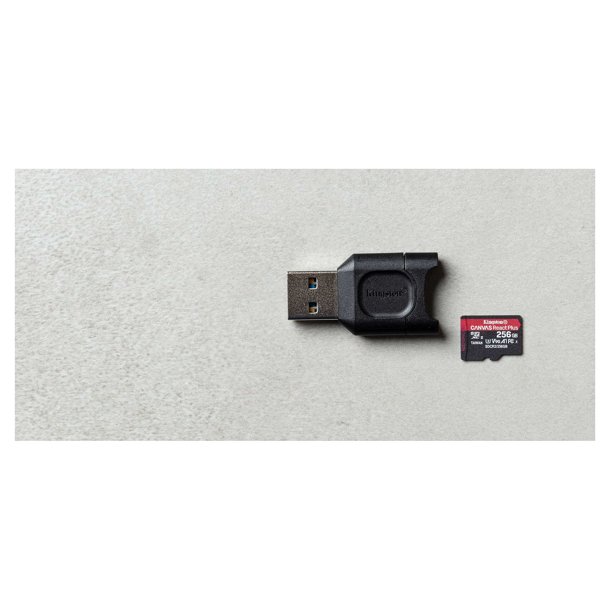 Lexues i Kartelave Kingston MobileLite Plus USB 3.2 / Gen1 për microSD/microSDHC/microSDXC UHS-I/UHS-II - Zezë - Figura 5