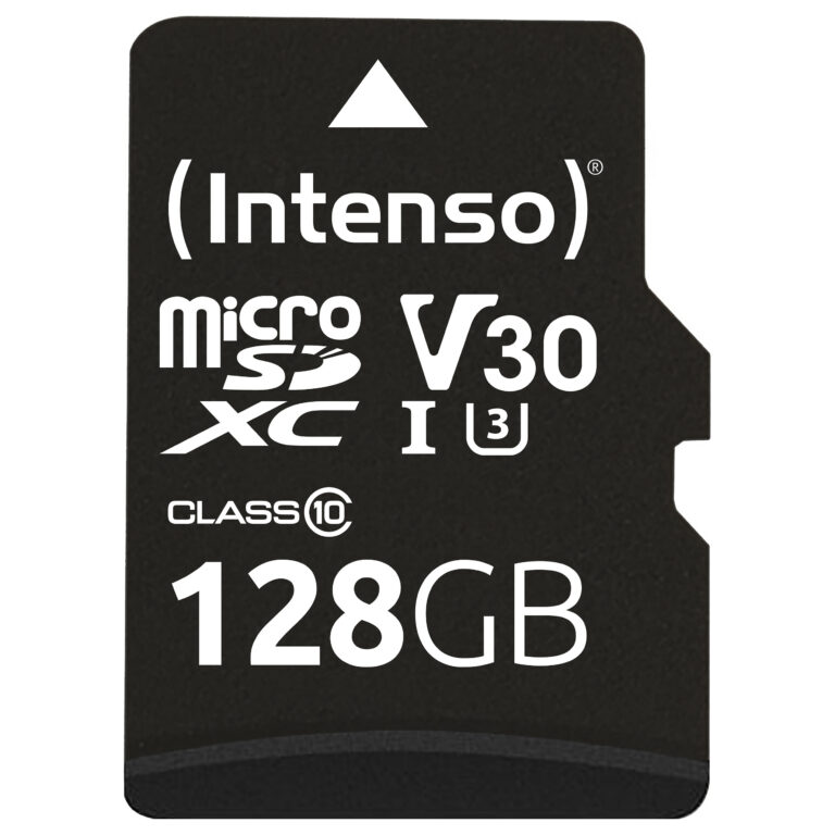 Kartë Memorie SD Intenso Professional microSDXC 128GB me Adapter SD