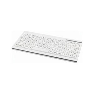 Tastierë me kabllo GCQ Cleantype Easy Protect Compact IP68 / 88 keys / DE Layout - Bardhë