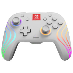 Kontroller Nintendo PDP Afterglow Wave Wireless Switch – Bardhë 8