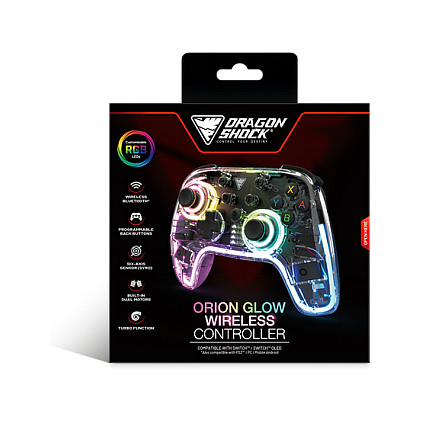 Kontroller Nintendo Dragonshock Orion Glow Wireless RGB Switch – Zezë - Figura 5
