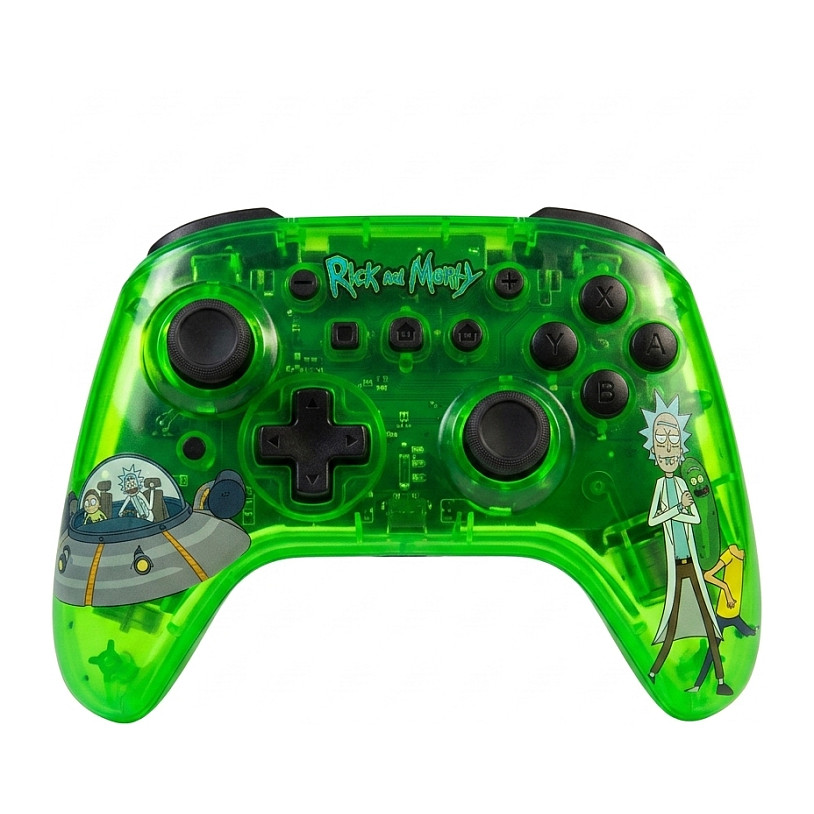 Konzolë Nintendo Blade Controller Rick and Morty Wireless - Gjelbër