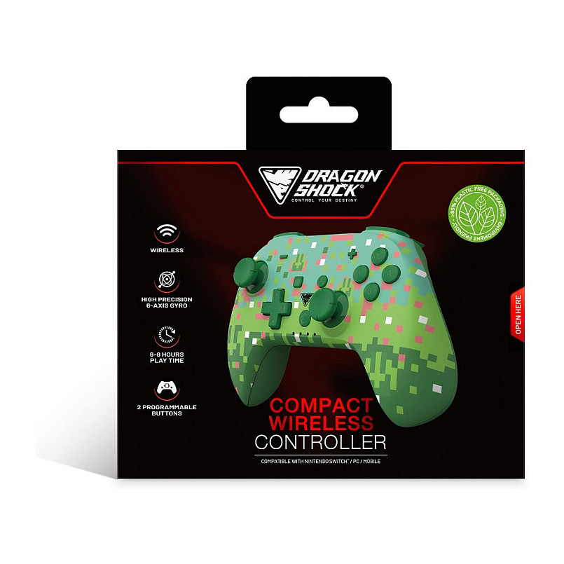 Konzolë Nintendo DragonShock Poptop Wireless Cubes - Gjelbër - Figura 5