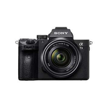 Kamerë Digjitale Sony Alpha 7 Mark III Kit + SEL 28‑70 – Zezë