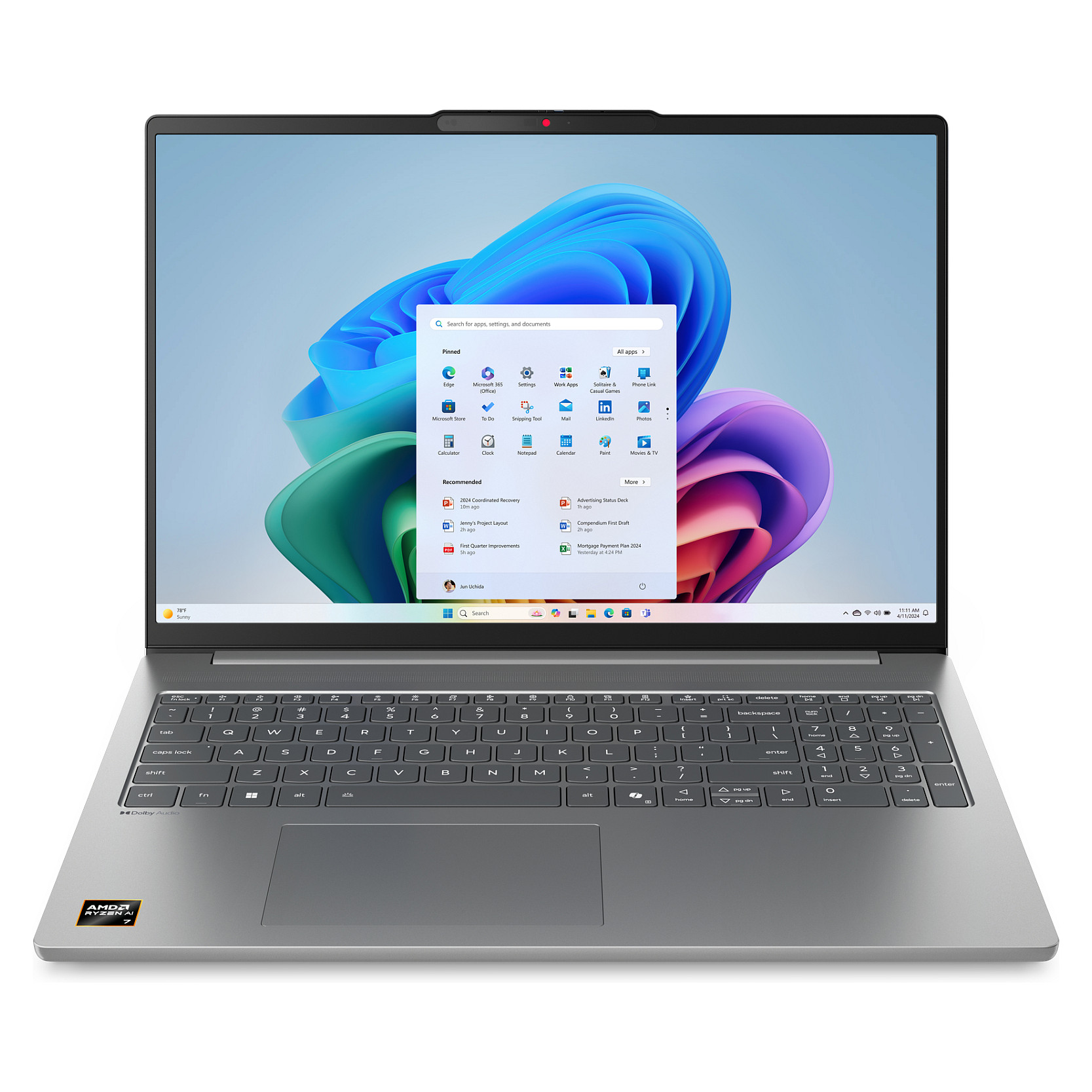 Laptop Lenovo IdeaPad Slim 5 16AKP10 / RYZ AI 7 350 / 24GB DDR5 / 1TB / 16″ 2.8K OLED 120Hz / AMD Radeon 860M – Gri