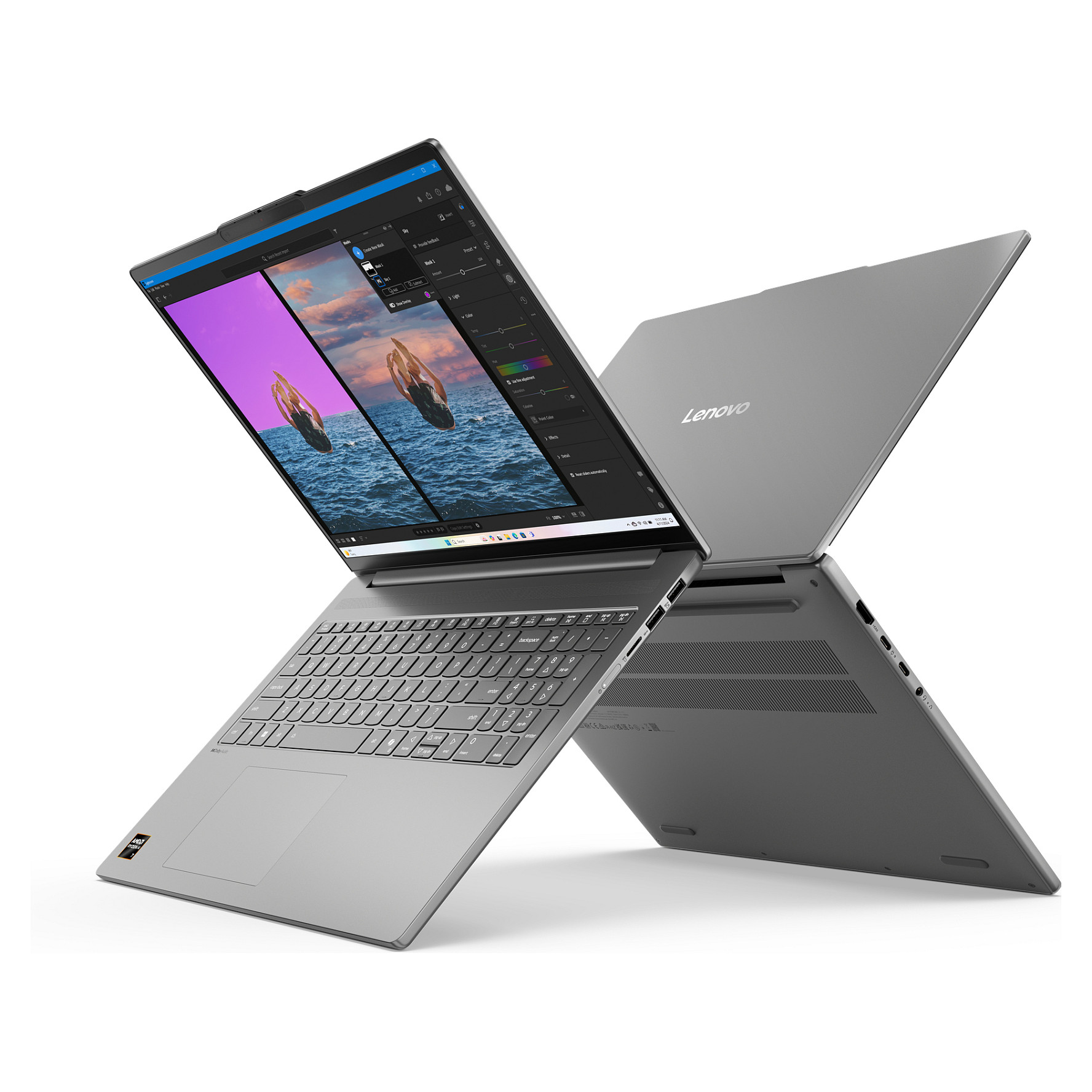Laptop Lenovo IdeaPad Slim 5 16AKP10 / RYZ AI 7 350 / 24GB DDR5 / 1TB / 16″ 2.8K OLED 120Hz / AMD Radeon 860M – Gri 4