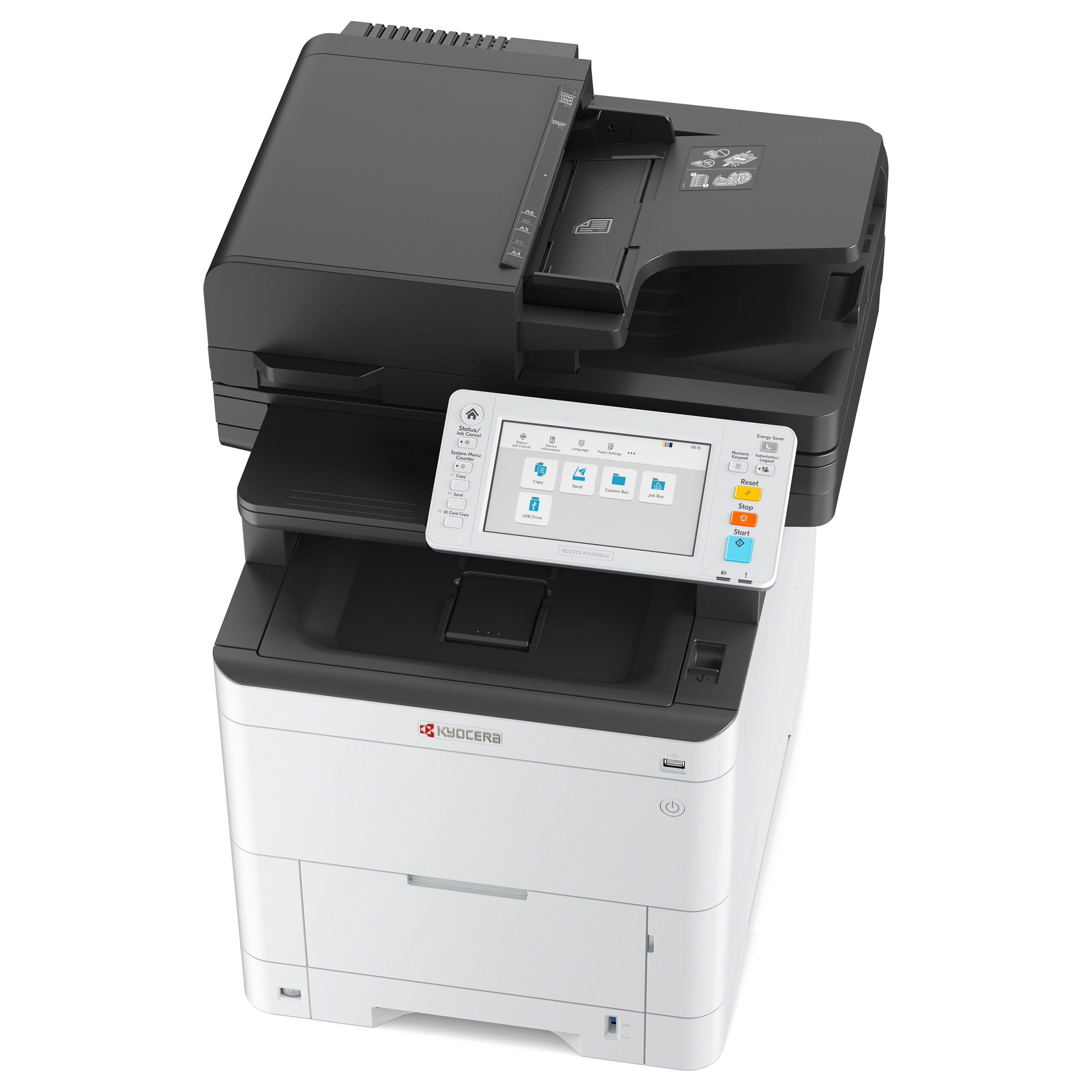 Printer Multifunksional Kyocera ECOSYS MA3500cix 3in1 / 35ppm- Bardhë/Zezë - Figura 4