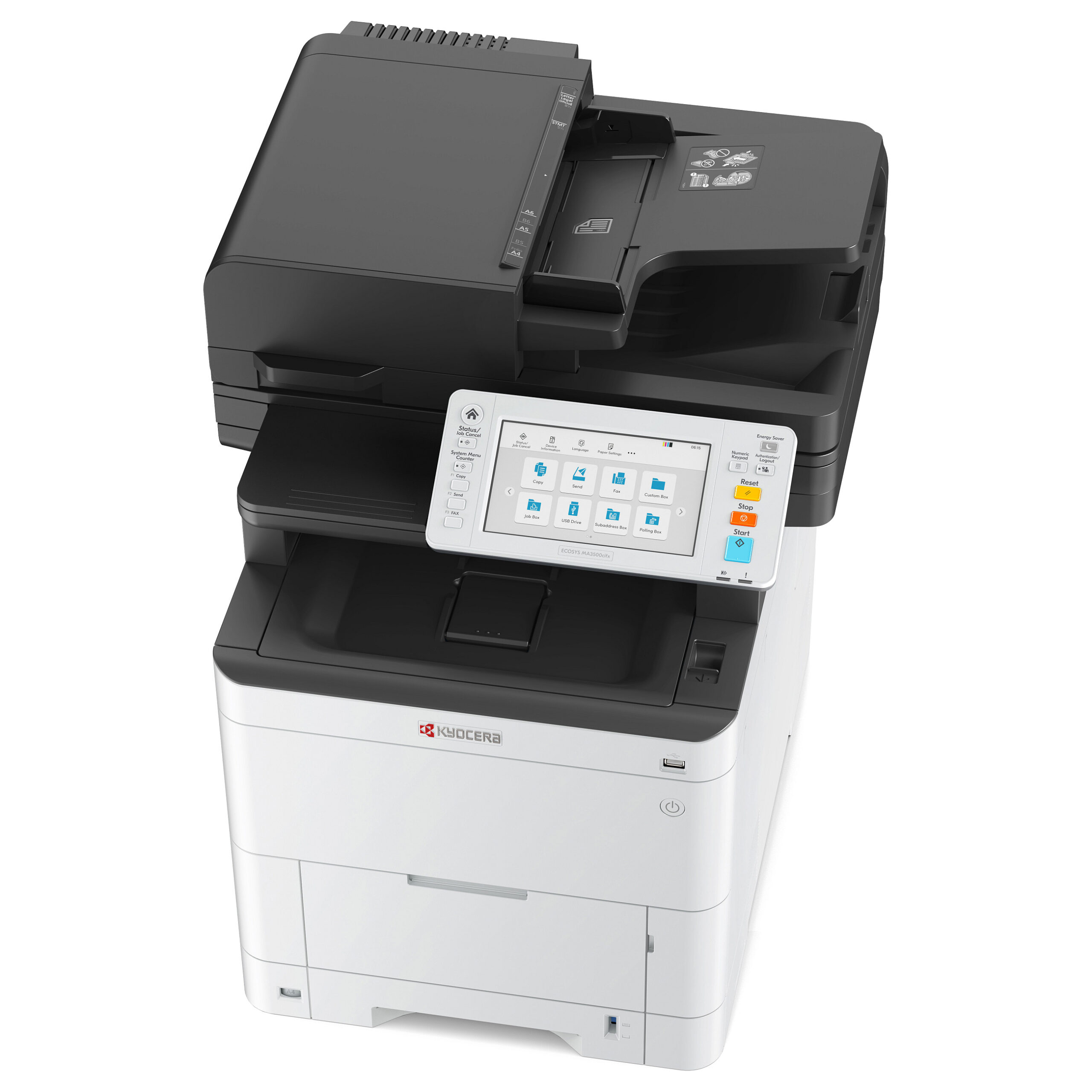 Printer Multifunksional Kyocera ECOSYS MA3500cifx 4in1 / 35ppm- Bardhë/Zezë - Figura 4