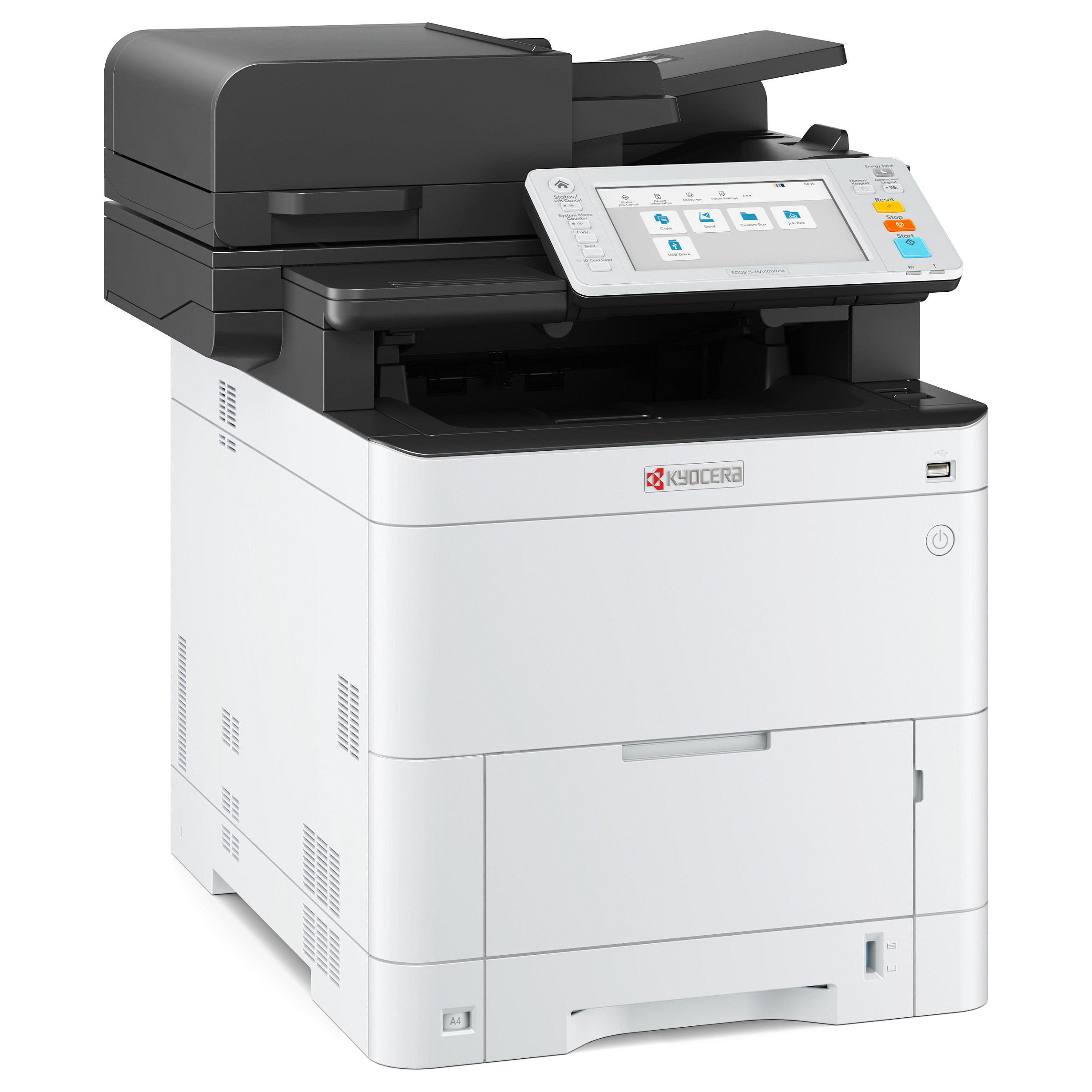 Printer Multifunksional Kyocera ECOSYS MA4000cix 3in1 / 40ppm - Bardhë/Zezë - Figura 2