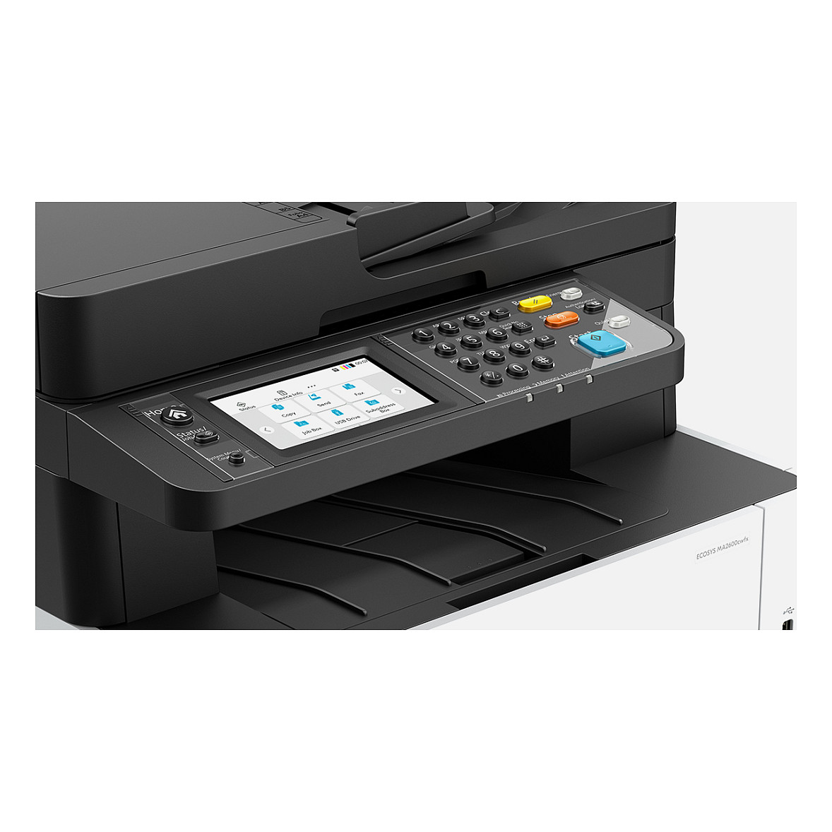 Printer Multifunksional Kyocera ECOSYS MA2600cwfx WIFI / 26ppm - Bardhë/Zezë - Figura 2
