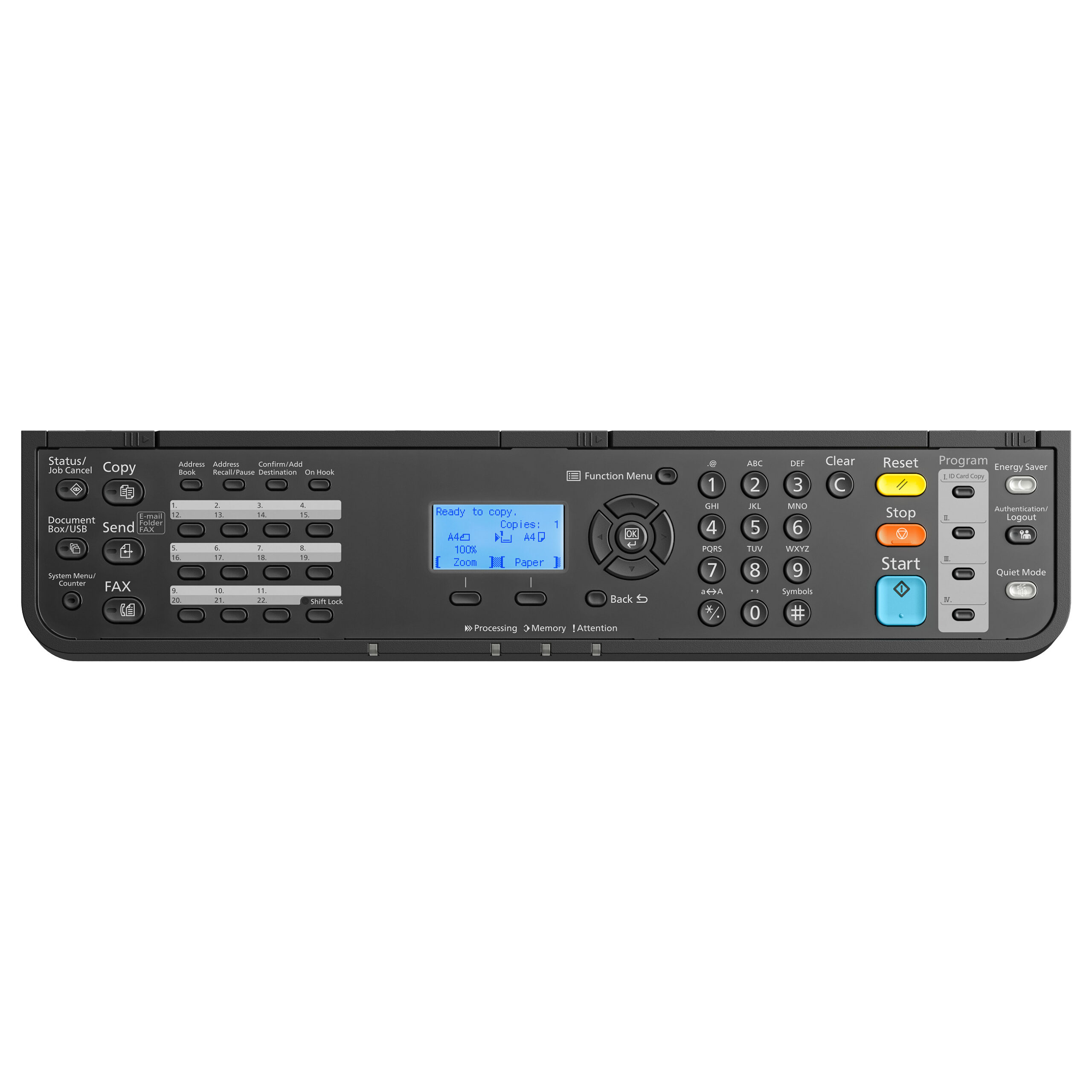 Printer Multifunksional Kyocera ECOSYS MA4000fx 4in1 / 40ppm- Bardhë/Zezë - Figura 4