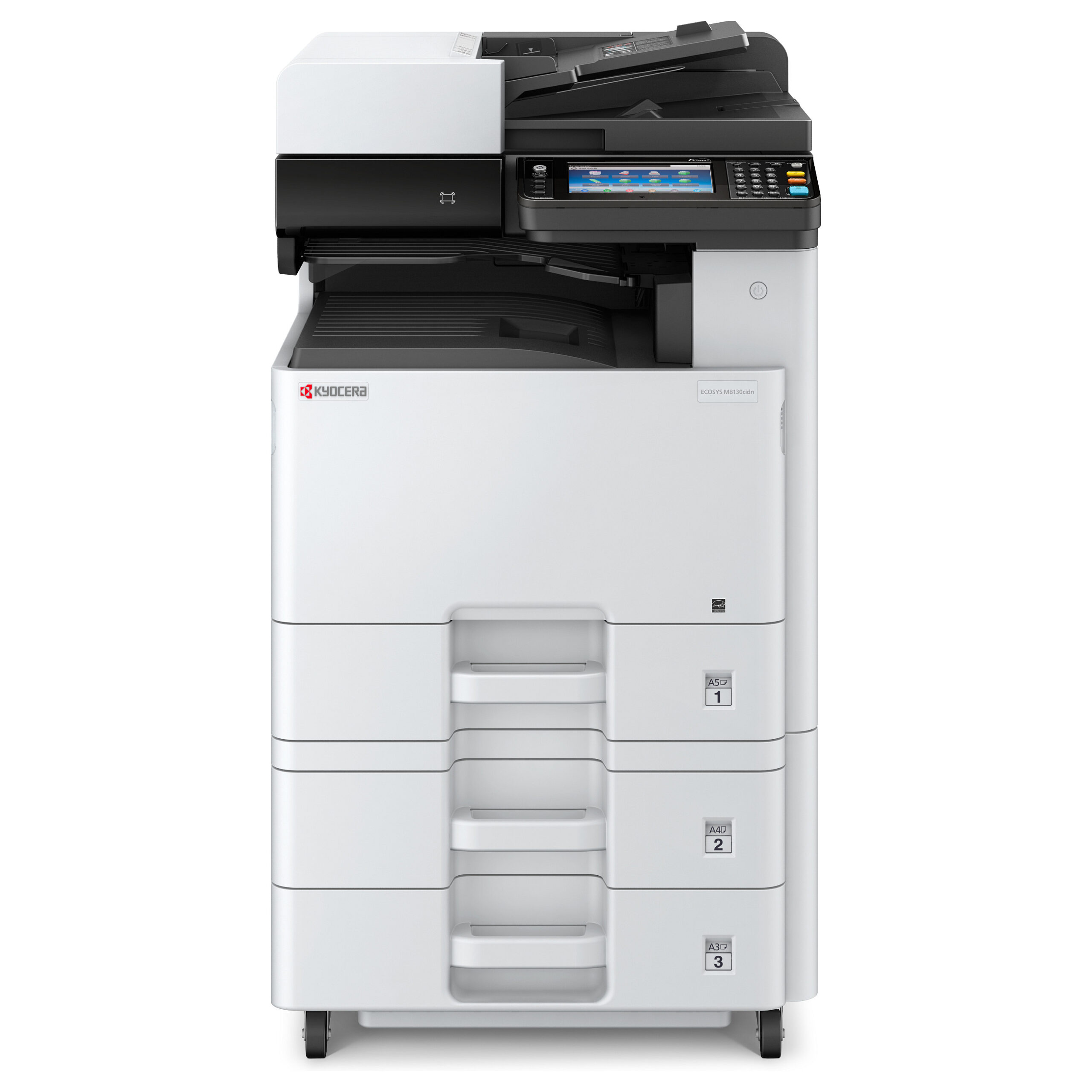 Printer Multifunksional Laser Kyocera ECOSYS M8130cidn / Color / USB / 1200 DPI / 30ppm - Bardhë/Zezë - Figura 5