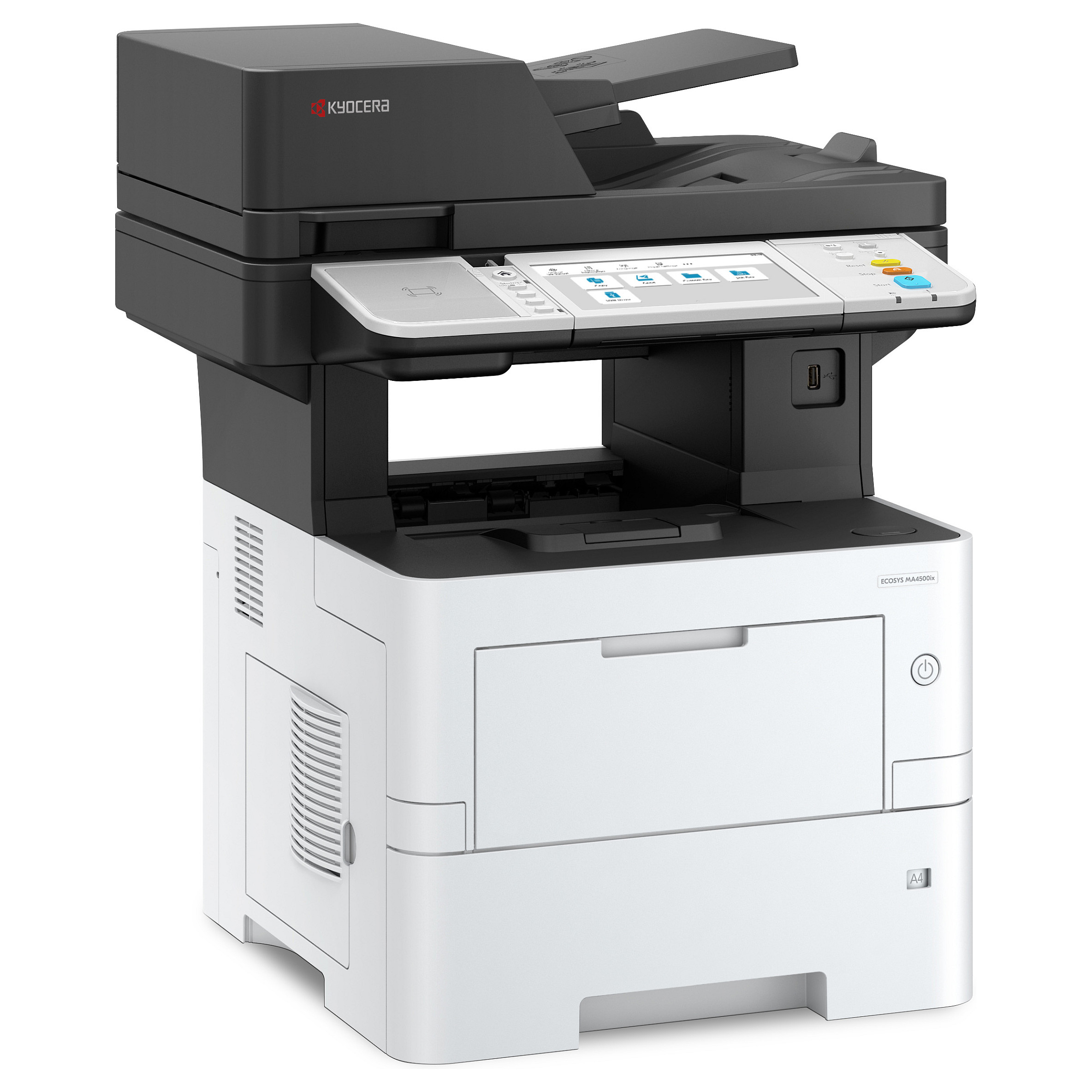 Printer Multifunksional Kyocera ECOSYS MA4500ix 3in1 / 45ppm - Bardhë/Zezë - Figura 4
