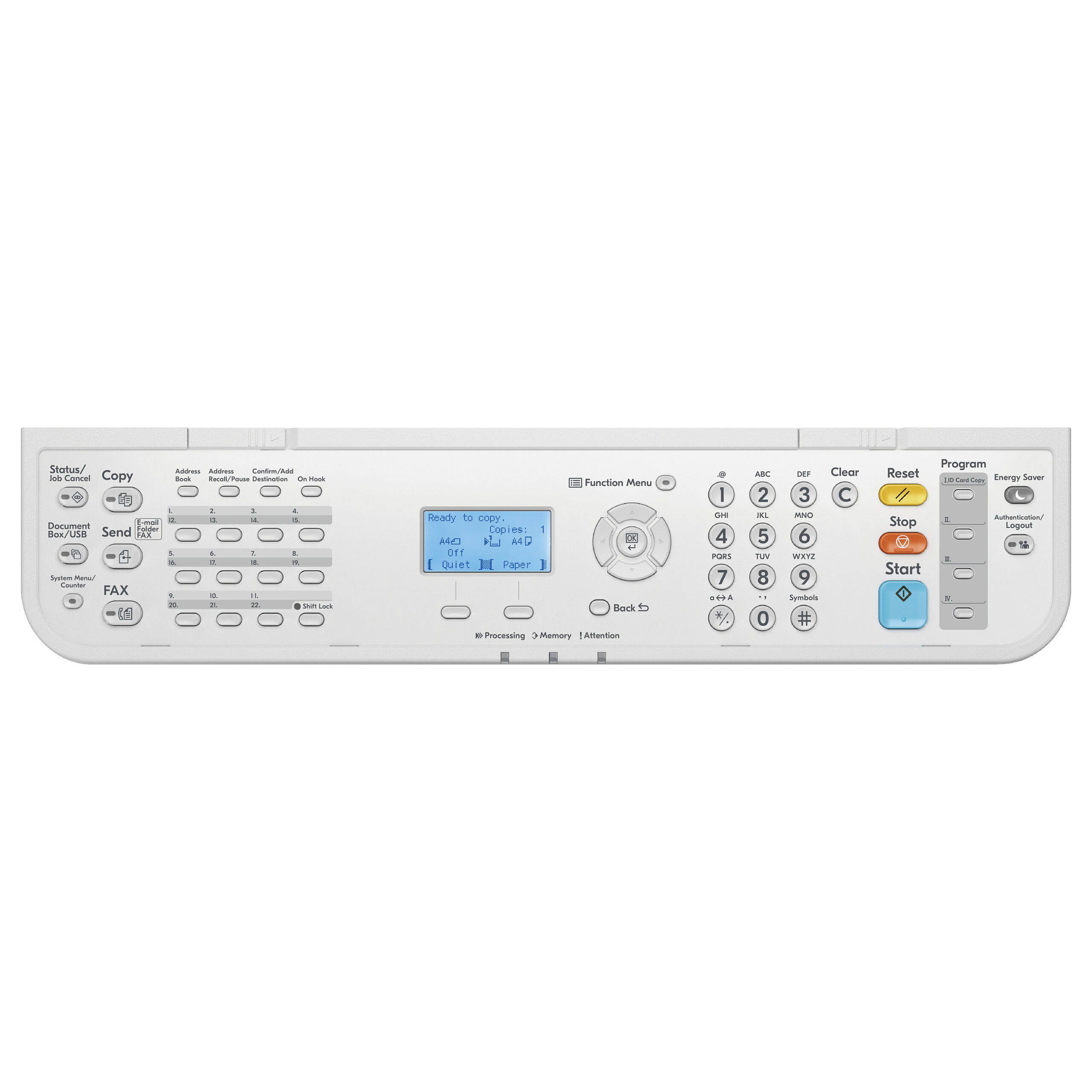 Printer Multifunksional Kyocera ECOSYS MA4500fx 4in1 / 45ppm - Bardhë/Zezë - Figura 3