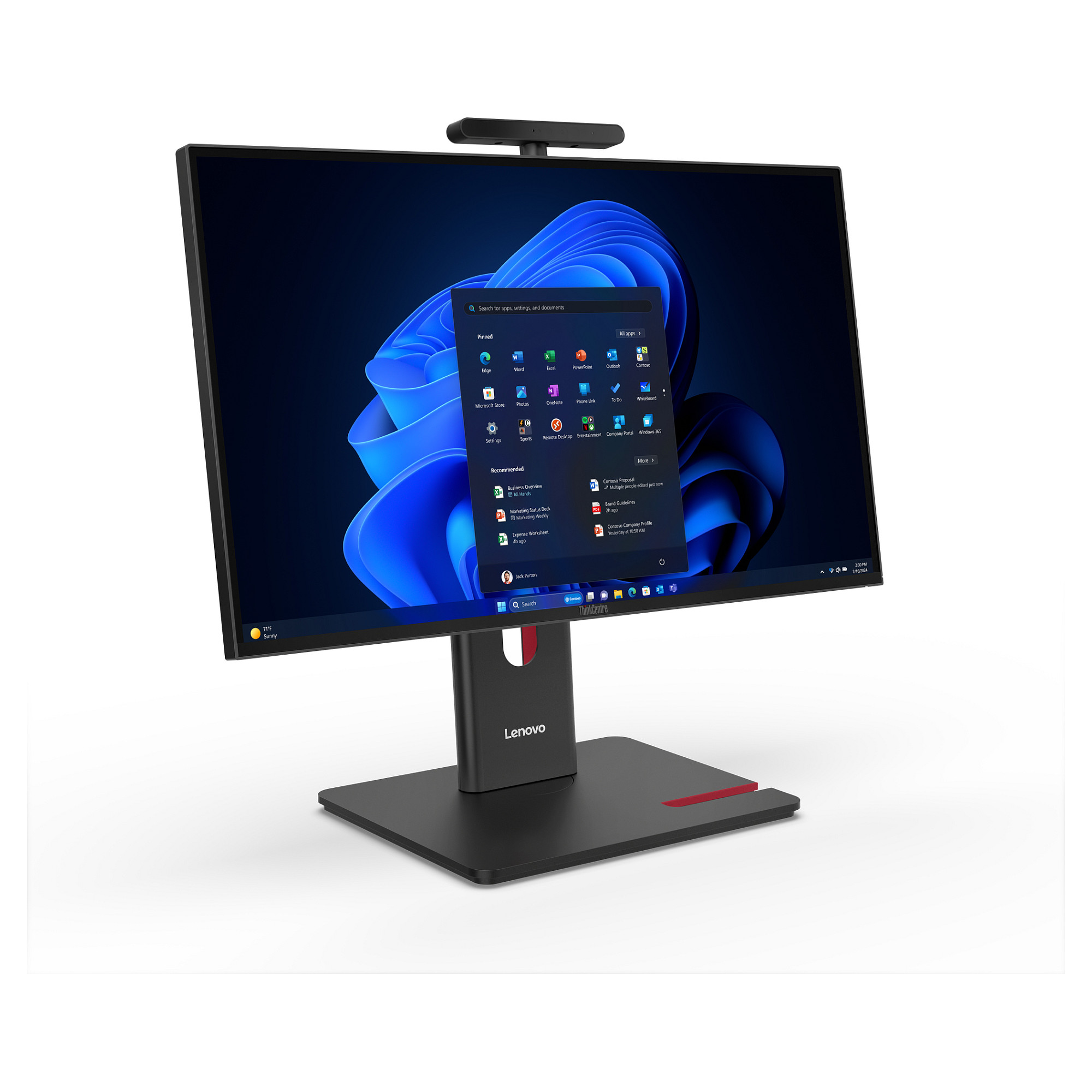 AIO Lenovo ThinkCentre M90a G6 / Ultra 7 265 / 16GB DDR5 / 512GB / 23.8″ Full HD IPS / Intel Graphics – Zezë 4