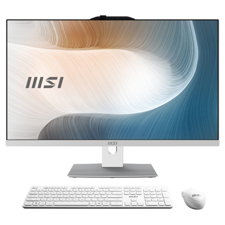 AIO MSI Modern AM242P 1M-1873AT / Core 3 100U / 16GB DDR5 / 256GB / 23.8" Full HD IPS / Intel Graphics - Bardhë