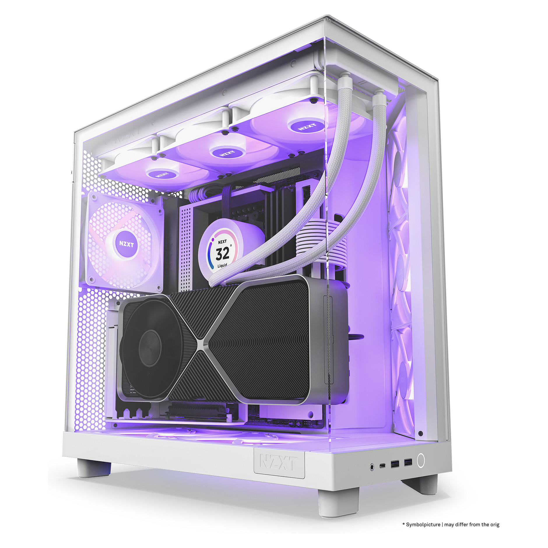 Kasë Nzxt H6 Flow, Midi Tower 4