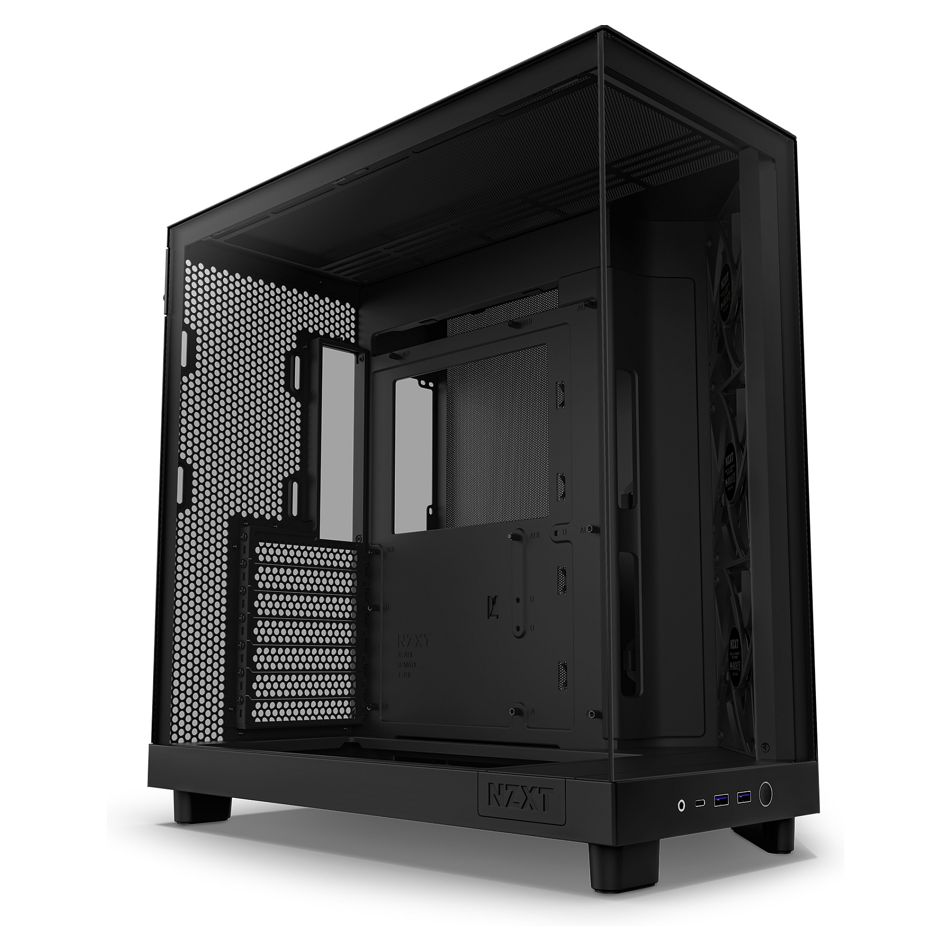 Kasë NZXT H6 Flow CC-H61FB-01 -Zezë 4