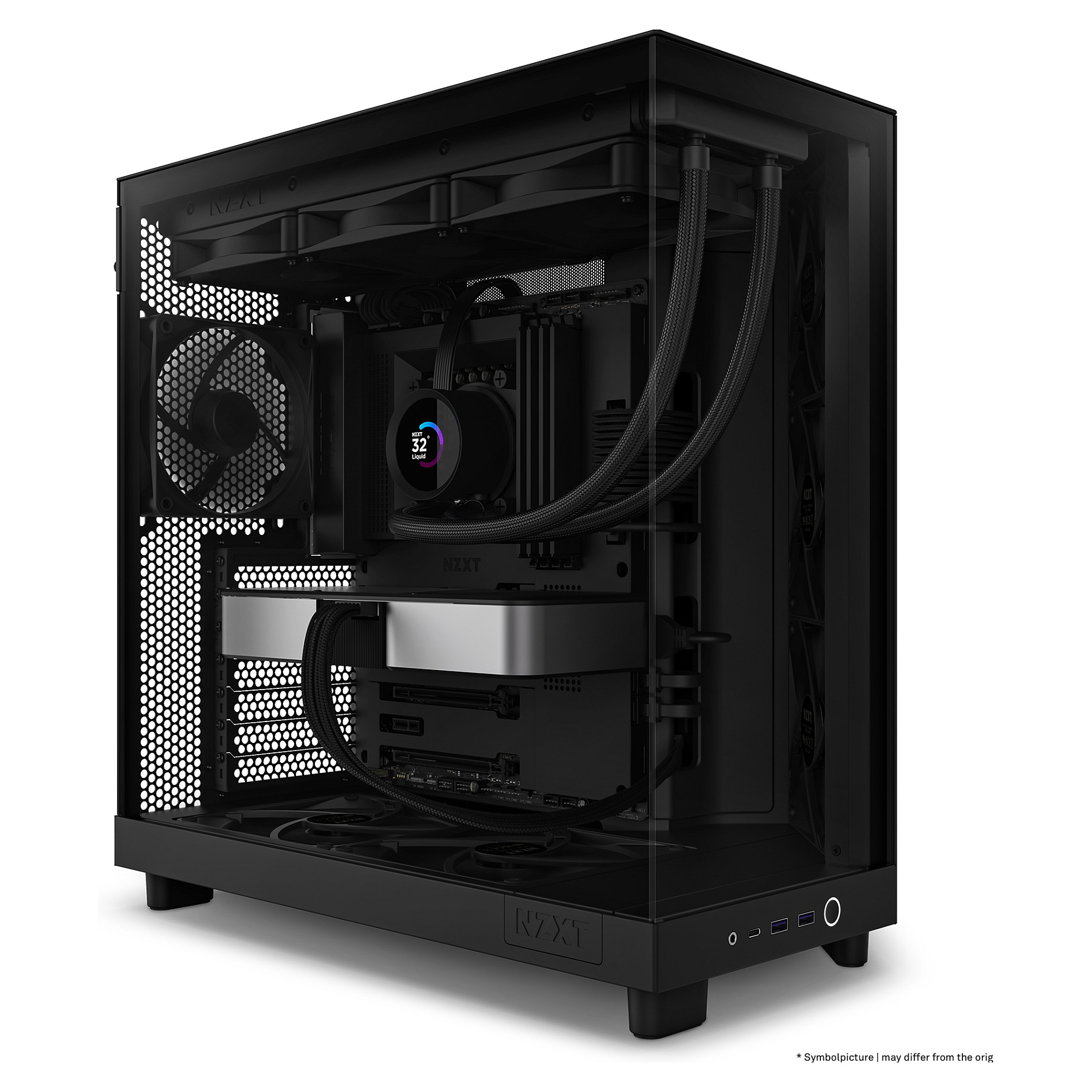 Kasë NZXT H6 Flow CC-H61FB-01 -Zezë 5