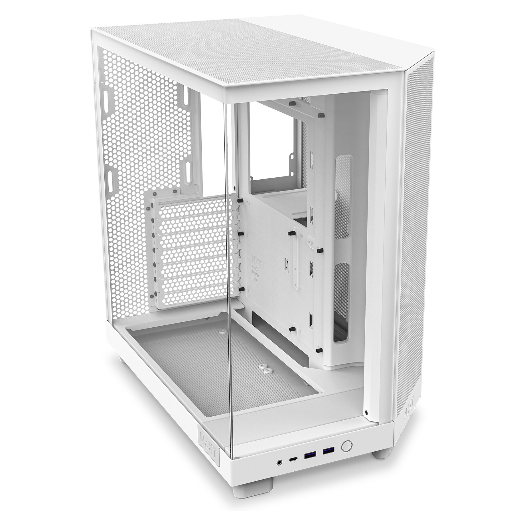 Kasë NZXT H6 Flow CC-H61FW-01 – Bardhë 5