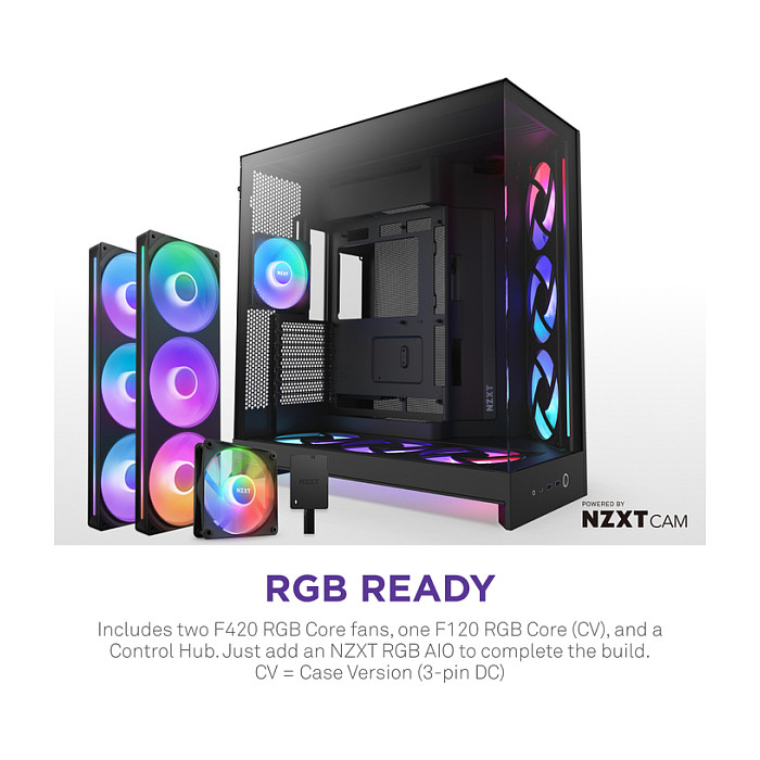 Kasë për kompjuter NYXT H9 Flow RGB+ 3