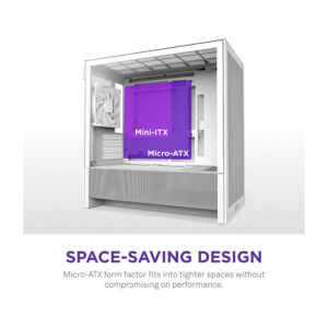 Kasë NZXT H3 Flow CC-H31FW-01 -Bardhë 8